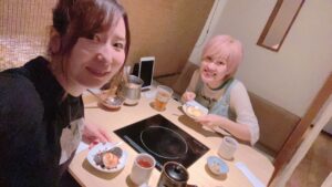 詩央里ちゃんと温野菜